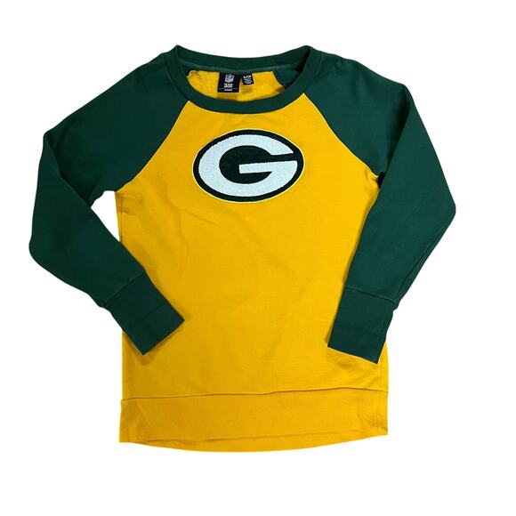 NFL Green Bay Packers Long Sleeve Fleece Crewneck Sweatshirt NFL Team Apparel SM - Picture 1 of 7